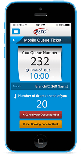 mobile queuing